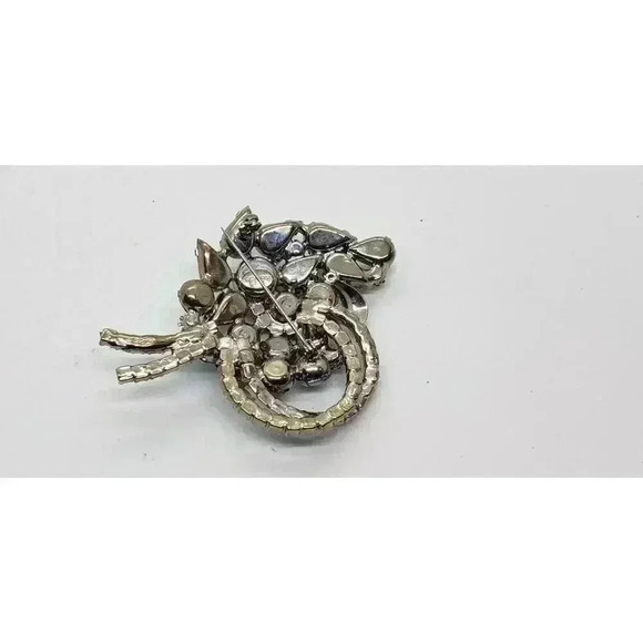 Alice Caviness Rare Set Brooch & Earrings Faux Turquoise Vintage Signed - Picture 9 of 16